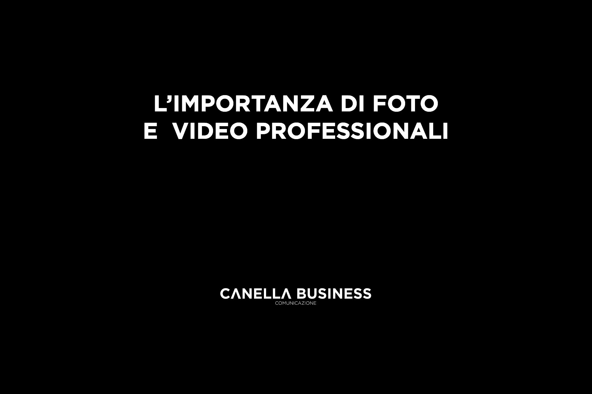 L'importanza di foto e video professionali