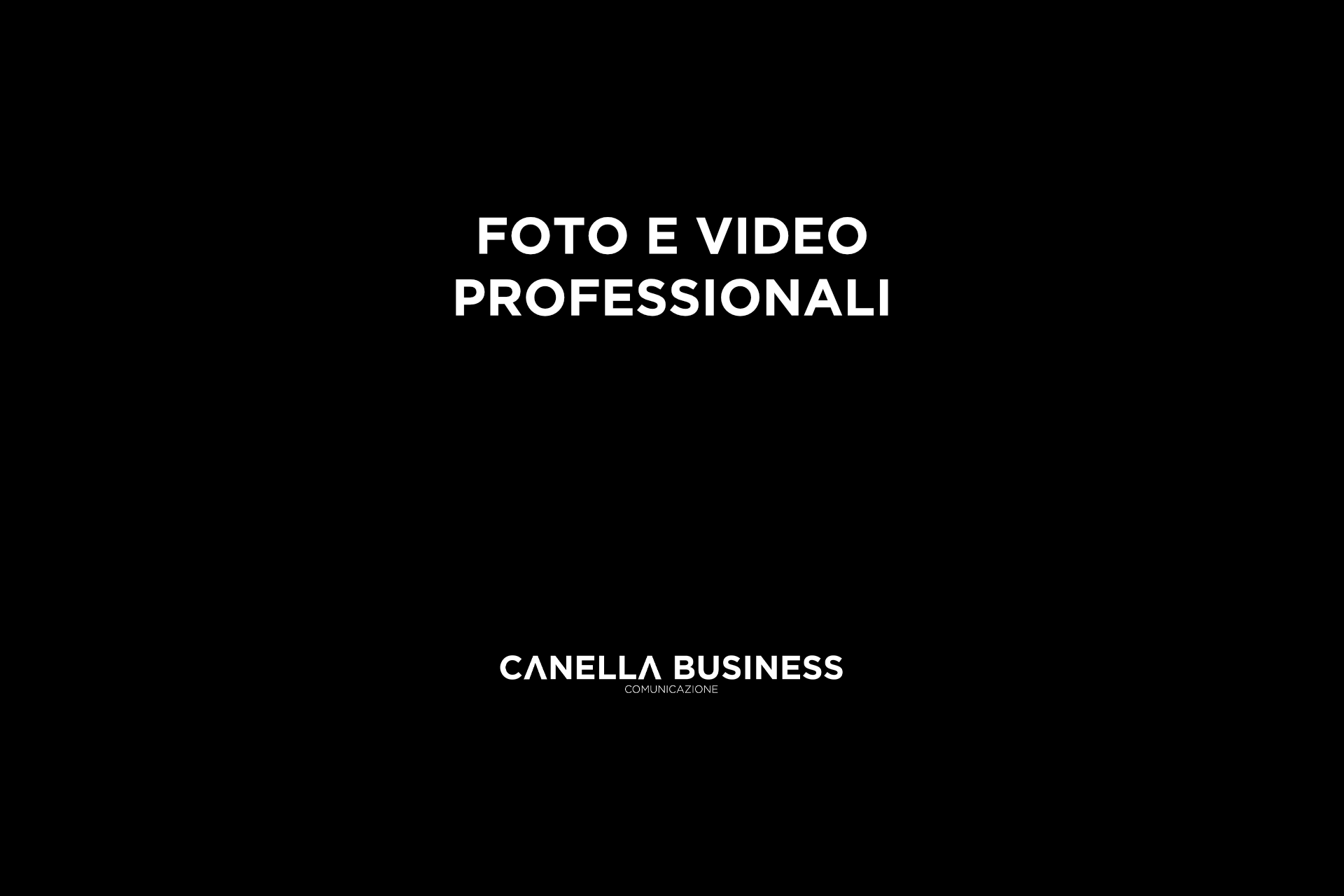 Foto e video professionali