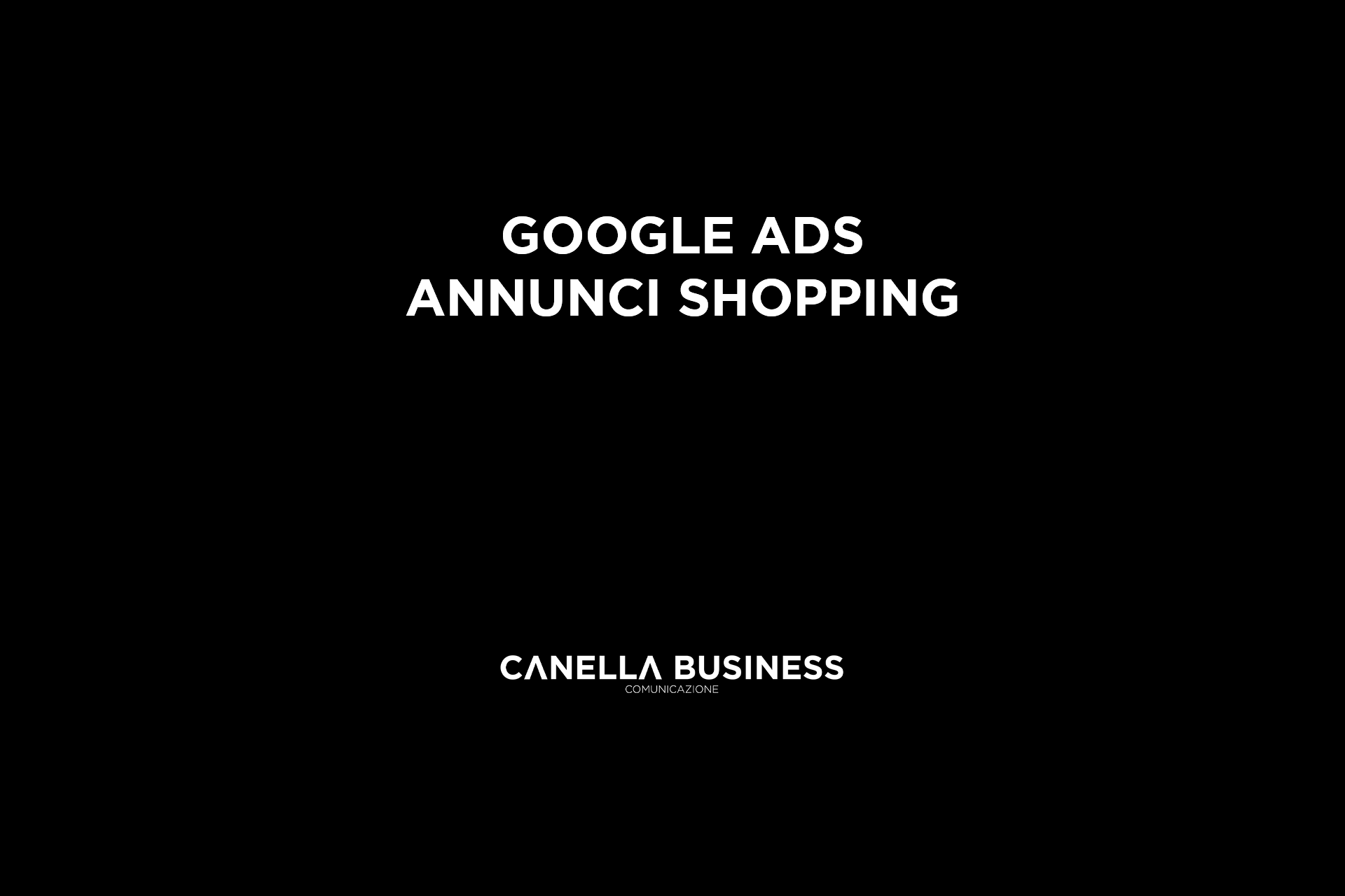Google Ads Annunci Shopping