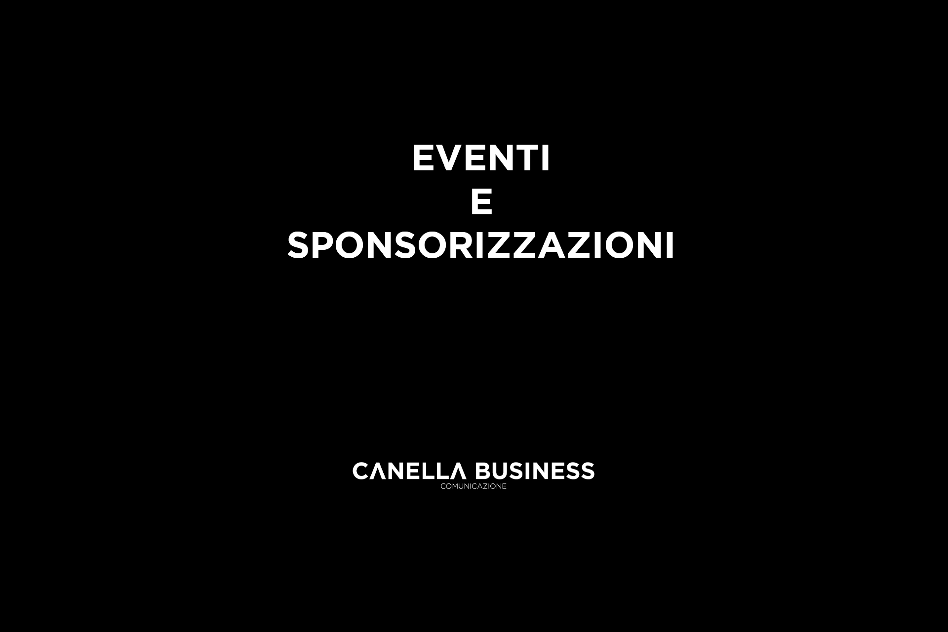 Eventi e sponsorizzazioni