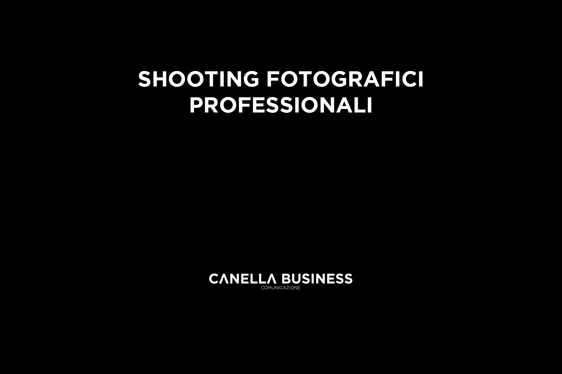 Shooting fotografici professionali