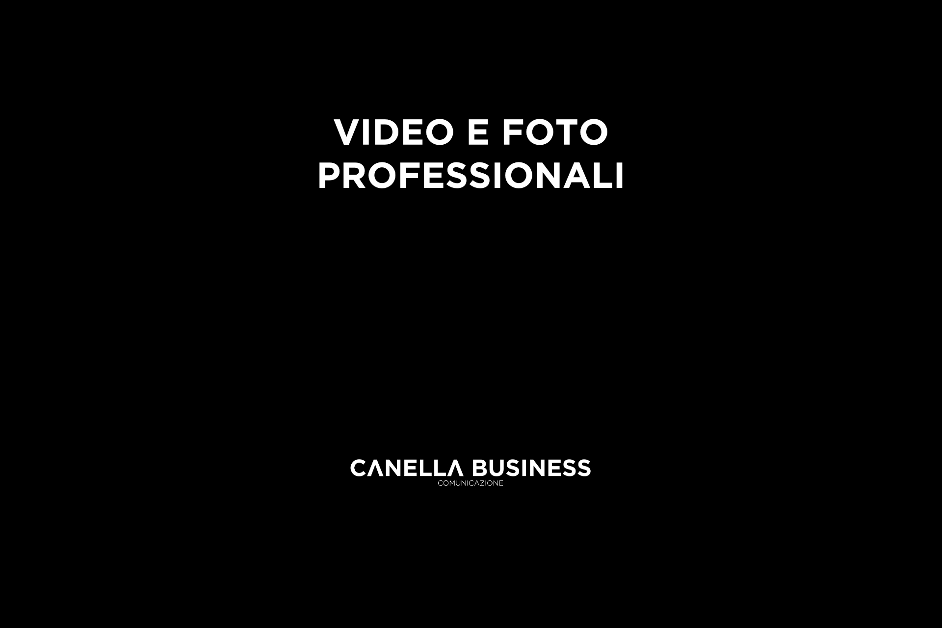 Video e foto professionali