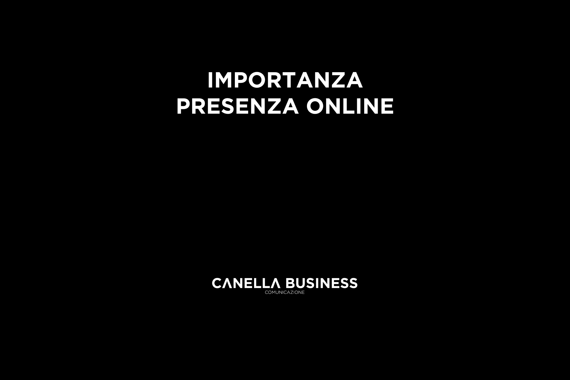 Importanza presenza online