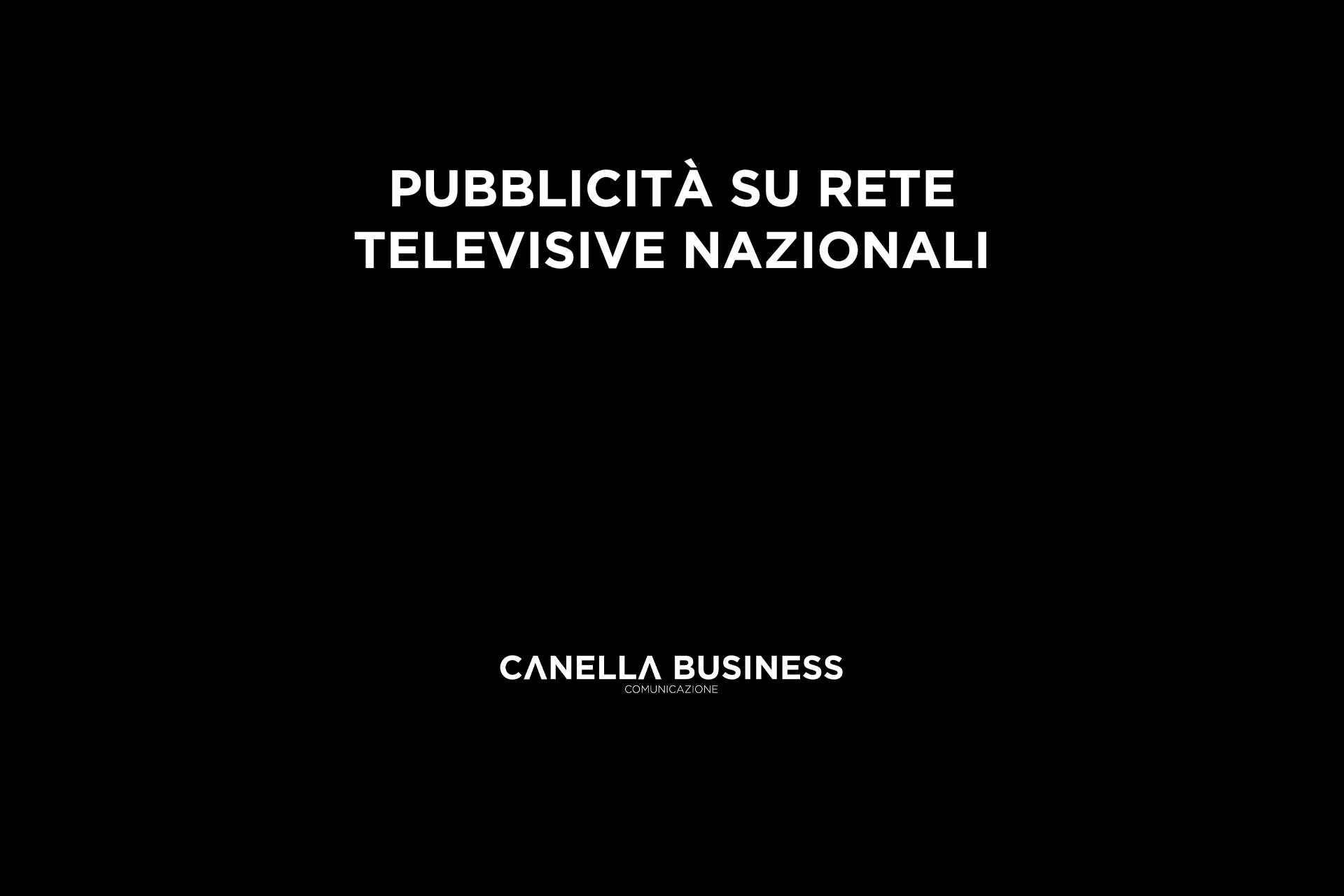 Pubblicità su rete televisive nazionali