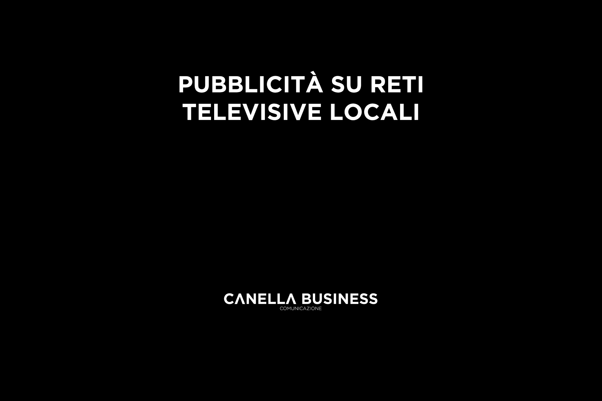 Pubblicità su reti televisive locali