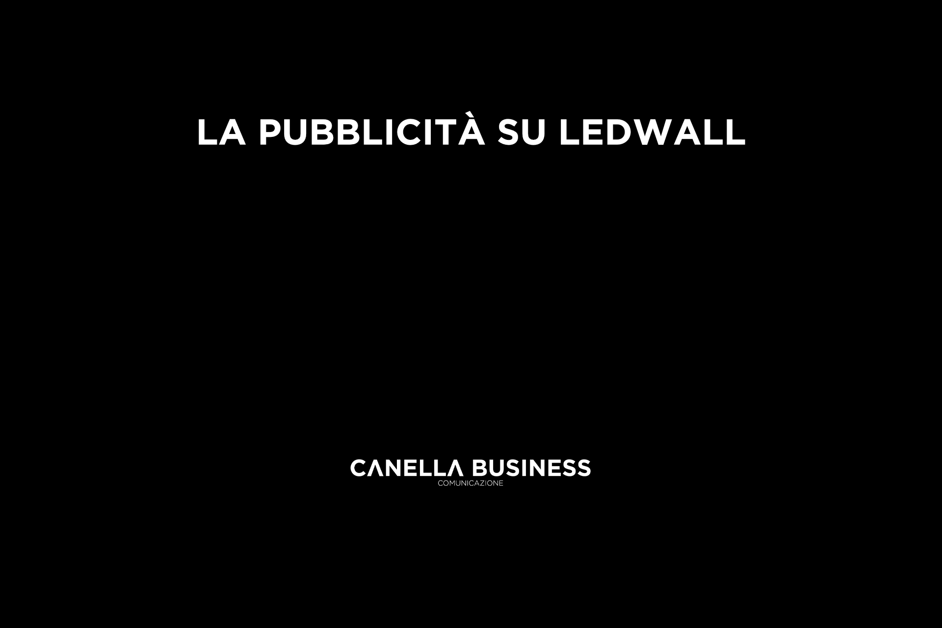 La pubblicità su ledwall