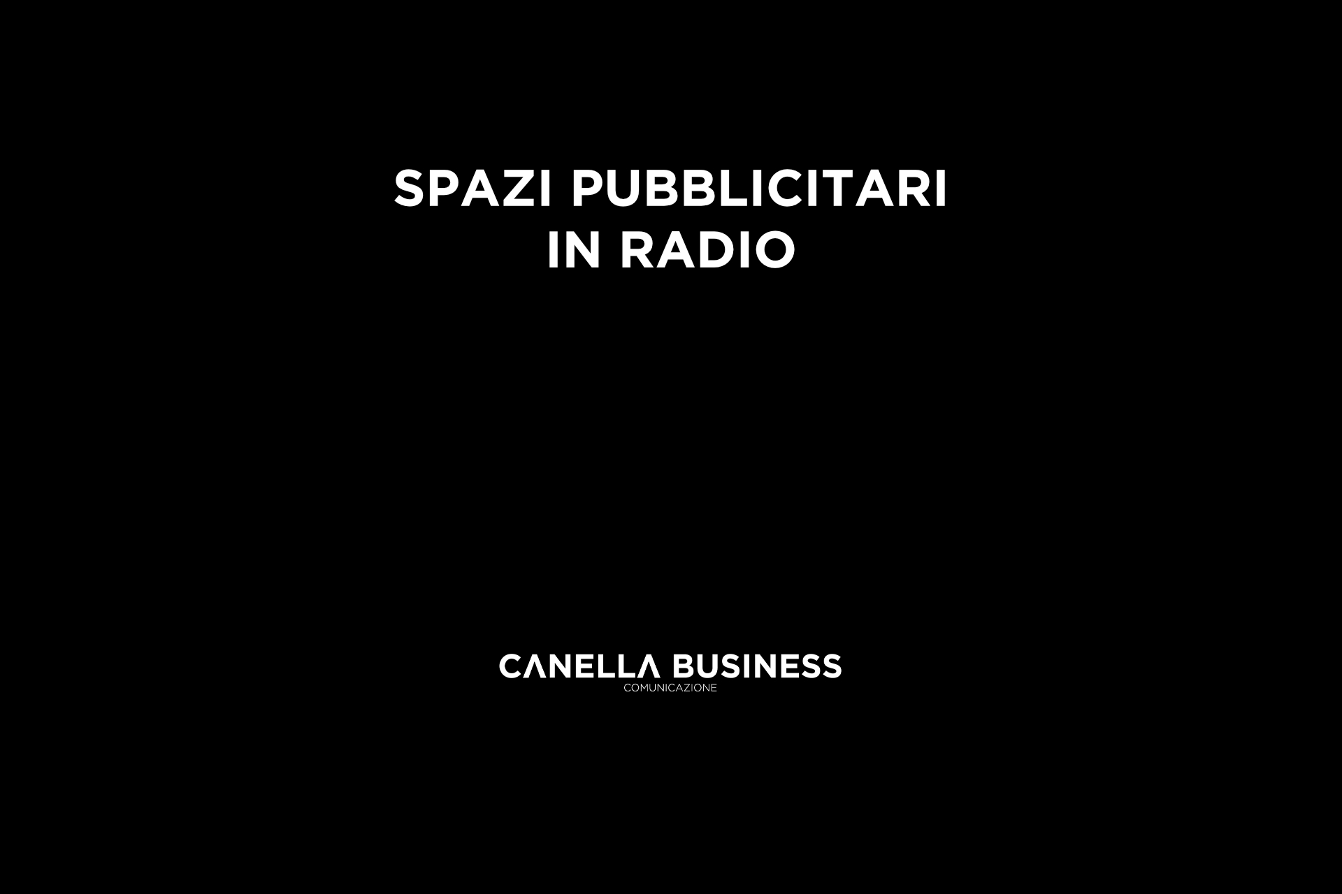 Spazi pubblicitari in radio