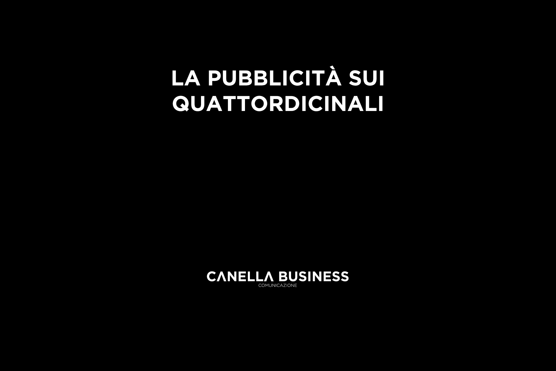 La pubblicità sui quattordicinali